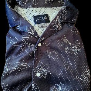 VALOR MENS BREEZY LIGHTWEIGHT BUTTON DOWN SHORT SLEEVE SHIRT SIZE M NWOT